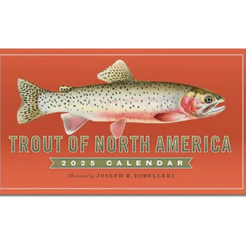 Fly Fishing^ 2025 Trout of North America Calander - Your Premium Fishing Gear Store Rods Lines Baits Accessories