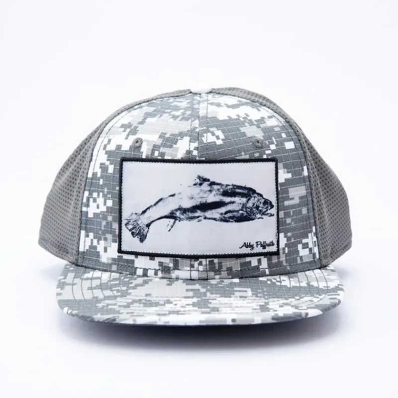 Fly Fishing^ Abby Paffrath Trucker Gyotaku - Your Premium Fishing Gear Store Rods Lines Baits Accessories