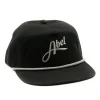 Shop All^ Abel Logo Hat Canvas Flat Bill Black - Your Premium Fishing Gear Store Rods Lines Baits Accessories