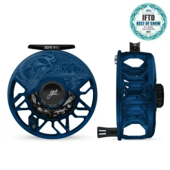 Fishing Line^ Abel ROVE Reel 9/11 Deep Blue Underwood Salt with Black Handle - Your Premium Fishing Gear Store Rods Lines Baits Accessories