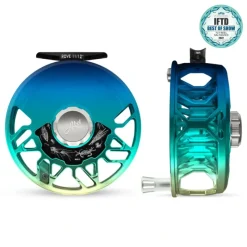 Fishing Line^ Abel ROVE Reel 11/12+ Flats Fade, Platinum Drag Knob with Platinum Handle - Your Premium Fishing Gear Store Rods Lines Baits Accessories