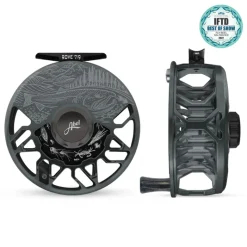 Fishing Line^ Abel ROVE Reel 7/9 Slate Gray, Gloss Black Drag Knob, Underwood Swing with Ebony Handle - Your Premium Fishing Gear Store Rods Lines Baits Accessories