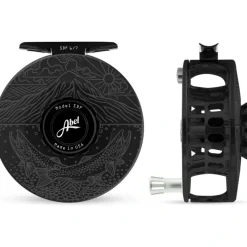 Fishing Line^ Abel SDF 6/7 Reel Underwood Ridge Riders Slate Gray/Platinum Handle - Your Premium Fishing Gear Store Rods Lines Baits Accessories