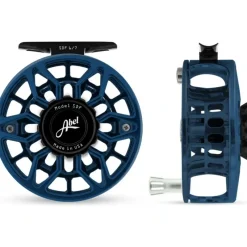 Fishing Line^ Abel SDF Reel 6/7 Deep Blue with Platinum Handle - Your Premium Fishing Gear Store Rods Lines Baits Accessories