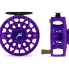 Fishing Line^ Abel SDF Reel 4/5 Ported Satin Purple/Walnut - Your Premium Fishing Gear Store Rods Lines Baits Accessories