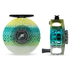 Fishing Line^ Abel SDF Reel 5/6 Solid Grayling, Slate Gray Drag Knob with Ebony Handle - Your Premium Fishing Gear Store Rods Lines Baits Accessories