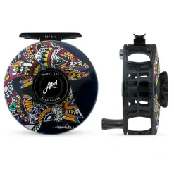 Fishing Line^ Abel SDF Reel Solid 5/6 Larko Brown Trout with Ebony Handle - Your Premium Fishing Gear Store Rods Lines Baits Accessories