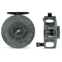 Fishing Line^ Abel SDF Reel Solid 6/7 Slate Gray, Underwood Ridge Riders with Black Handle - Your Premium Fishing Gear Store Rods Lines Baits Accessories