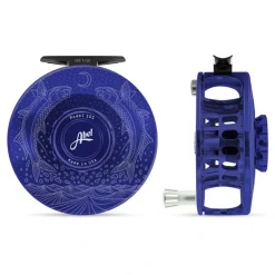 Shop All^ Abel SDS Reel Solid 9/10 Blue III, Blue III Drab Knob, Underwood Moondance with Platinum Handle - Your Premium Fishing Gear Store Rods Lines Baits Accessories