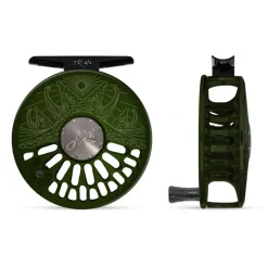 Fishing Line^ Abel TR Reel 2/3 Deep Green, Underwood Last Light with Ebony Handle - Your Premium Fishing Gear Store Rods Lines Baits Accessories