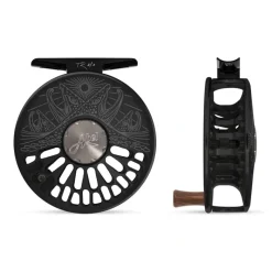 Fishing Line^ Abel TR Reel 2/3 Gloss Black, Underwood Last Light with Rosewood Handle - Your Premium Fishing Gear Store Rods Lines Baits Accessories