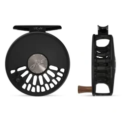 Fishing Line^ Abel TR Reel 4/5 Gloss Black with Rosewood Handle - Your Premium Fishing Gear Store Rods Lines Baits Accessories