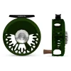 Fishing Line^ Abel Vaya Reel 4/5 Deep Green, Platinum Drag Knob with Rosewood Handle - Your Premium Fishing Gear Store Rods Lines Baits Accessories
