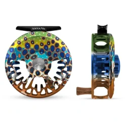 Fishing Line^ Abel Vaya Reel 5/6 DeYoung Brook Flank with Walnut Handle - Your Premium Fishing Gear Store Rods Lines Baits Accessories