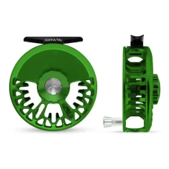 Fishing Line^ Abel Vaya Reel 5/6 Grass Green/Platinum Handle - Your Premium Fishing Gear Store Rods Lines Baits Accessories