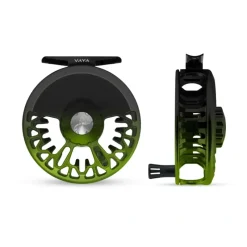 Fishing Line^ Abel Vaya Reel 5/6 Satin Black Green Fade - Your Premium Fishing Gear Store Rods Lines Baits Accessories