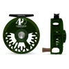 Fishing Line^ Abel Vaya Reel 5/6 40th Logo Deep Green with Rosewood Handle - Your Premium Fishing Gear Store Rods Lines Baits Accessories