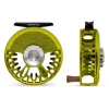 Fishing Line^ Abel Vaya Reel 5/6 Underwood On the Hunt Lime Green, Platinum Drag Knob with Walnut Handle - Your Premium Fishing Gear Store Rods Lines Baits Accessories