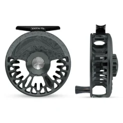 Fishing Line^ Abel Vaya Reel 4/5 Underwood Sight Fish Slate Gray, Slate Gray Drag Knob with Ebony Handle - Your Premium Fishing Gear Store Rods Lines Baits Accessories