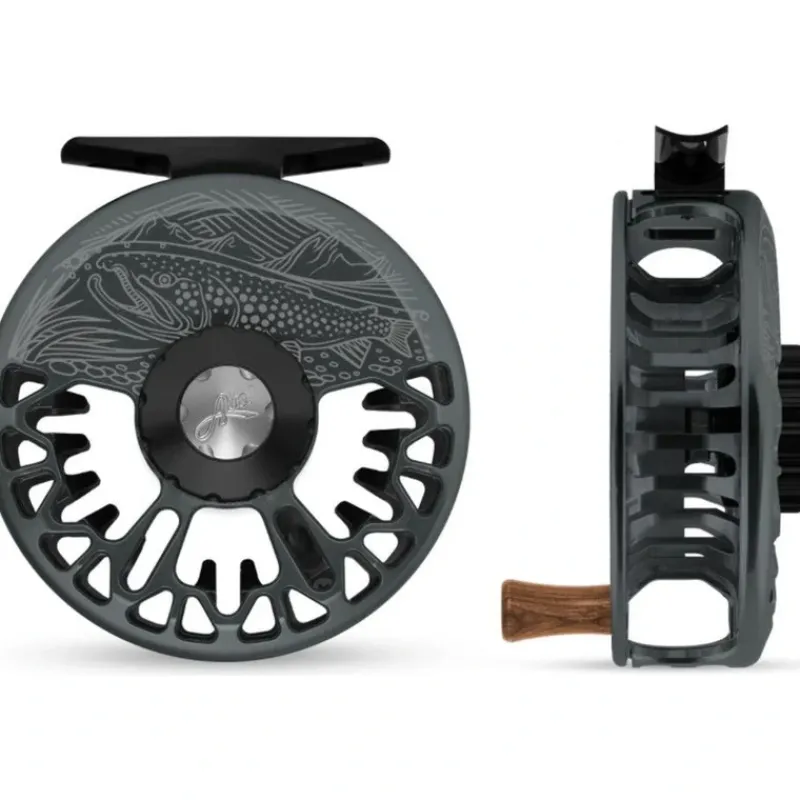 Fly Fishing^ Abel Vaya Reel 5/6 Underwood On the Hunt Slate Gray - Your Premium Fishing Gear Store Rods Lines Baits Accessories