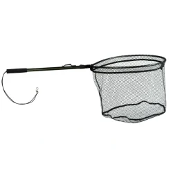 Shop All^ Adamsbuilt Aluminum Flip Net 20" Loop with Rubberized Netting - Your Premium Fishing Gear Store Rods Lines Baits Accessories