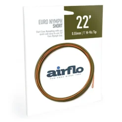 Fishing Line^ AirFlo Euro Nymph Shorty 22' Hi Vis Tip Fly Line Olive/Orange - Your Premium Fishing Gear Store Rods Lines Baits Accessories