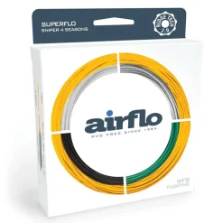 Fishing Line^ AirFlo Ridge 2.0 SuperFlo Sniper 4 Season Fast Intermediate/Sink 3 Fly Line Gray/Sunburst - Your Premium Fishing Gear Store Rods Lines Baits Accessories