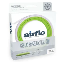 Fishing Line^ AirFlo Ridge 2.0 SuperFlo Universal Taper Fly Line Chartreuse/White - Your Premium Fishing Gear Store Rods Lines Baits Accessories