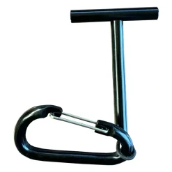 Shop All^ Aluminum Tippet T w/Carabiner Black - Your Premium Fishing Gear Store Rods Lines Baits Accessories