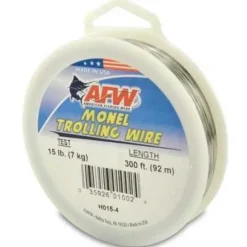 Bait^ American Fishing Wire Monel Trolling Wire 300Ft Ni-Copper Alloy 15Lb - Your Premium Fishing Gear Store Rods Lines Baits Accessories