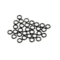 Fly Fishing^ ANGLERS IMAGE TIPPET RINGS MEDIUM BLACK NICKEL - 10 PACK - Your Premium Fishing Gear Store Rods Lines Baits Accessories
