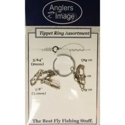 Shop All^ ANGLERS IMAGE TIPPET RINGS NICKEL ASSORTMENT - Your Premium Fishing Gear Store Rods Lines Baits Accessories