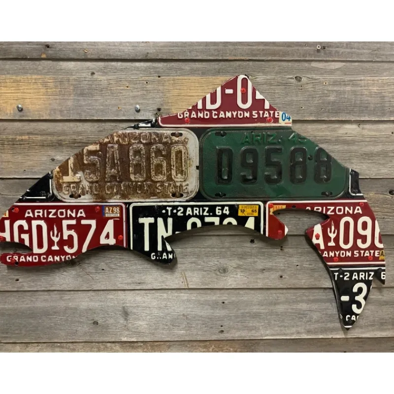 Fly Fishing^ Arizona Trout Vintage License Plate Art - Your Premium Fishing Gear Store Rods Lines Baits Accessories