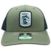 Shop All^ Badge Logo 112RE Recycled Loden/Black Trucker - Your Premium Fishing Gear Store Rods Lines Baits Accessories