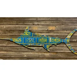 Shop All^ Bahamas Marlin License Plate Art - Your Premium Fishing Gear Store Rods Lines Baits Accessories