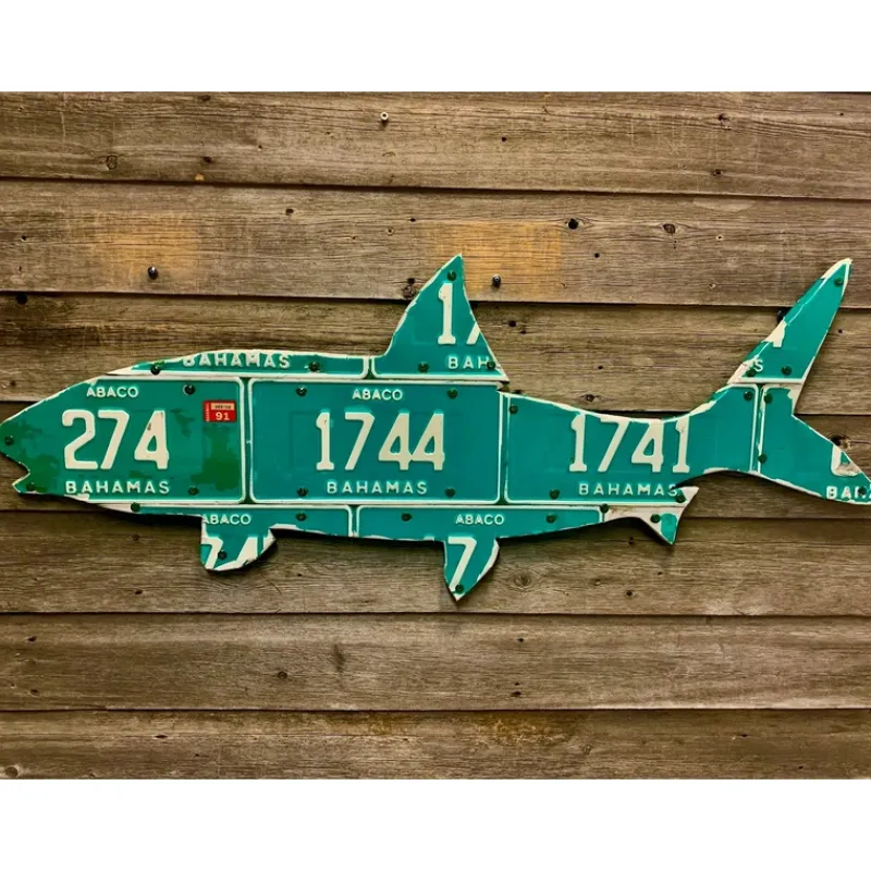 Shop All^ Bahamas '90s Vintage Bonefish License Plate Art - Your Premium Fishing Gear Store Rods Lines Baits Accessories