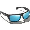 Shop All^ Bajio Palometa Black Matte Frame/Blue Mirror Glass Lens Sunglasses - Your Premium Fishing Gear Store Rods Lines Baits Accessories