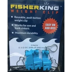 Fishing Line^ Balloon Fisher King Weight Clip Pack - Your Premium Fishing Gear Store Rods Lines Baits Accessories
