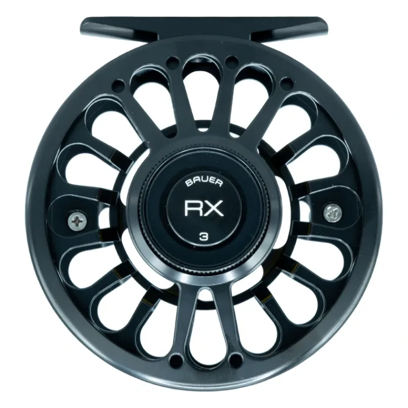 Fishing Line^ Bauer RX Fly Reel Black - Your Premium Fishing Gear Store Rods Lines Baits Accessories
