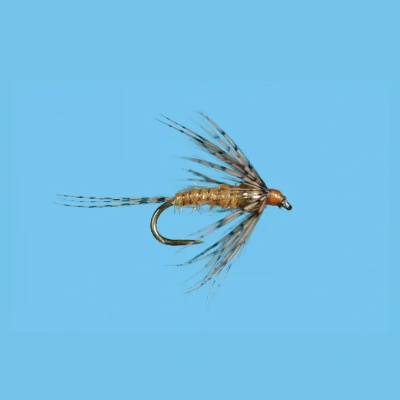 Fly Fishing^ Beaded Orange Soft Hackle - Your Premium Fishing Gear Store Rods Lines Baits Accessories