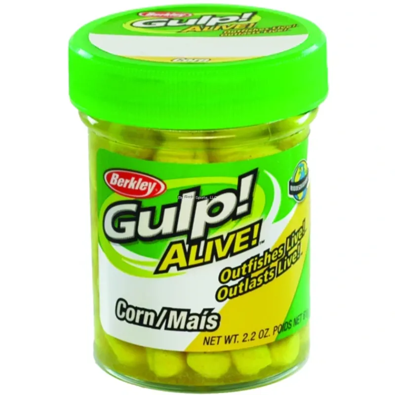 Bait^ Berkley Gulp Alive Corn Yellow 2.2oz, 1/4" - Your Premium Fishing Gear Store Rods Lines Baits Accessories