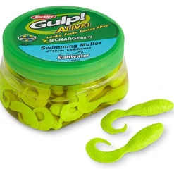 Bait^ Berkley Gulp Alive Saltwater Swimming Mullet (3"-6", Pint, Asst. Colors) - Your Premium Fishing Gear Store Rods Lines Baits Accessories