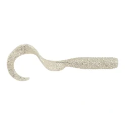 Bait^ Berkley Gulp Grub, New Shape for Jigs & Trailers, 4", White Bling - Your Premium Fishing Gear Store Rods Lines Baits Accessories