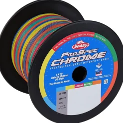 Fishing Line^ Berkley ProSpec Chrome 5x20' Metered Braided Line 100lb 1500yd - Your Premium Fishing Gear Store Rods Lines Baits Accessories