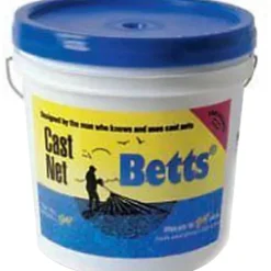 Bait^ Betts 24-6 Super Pro Mono Bait Cast Net 6' 1/4" Mesh 1.3Lb Lead - Your Premium Fishing Gear Store Rods Lines Baits Accessories