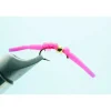 Fly Fishing^ BH Gummy Worm Pink #12 - Your Premium Fishing Gear Store Rods Lines Baits Accessories