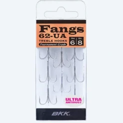 Bait^ BKK Hooks Fangs-62 UA Treble Hooks - Your Premium Fishing Gear Store Rods Lines Baits Accessories