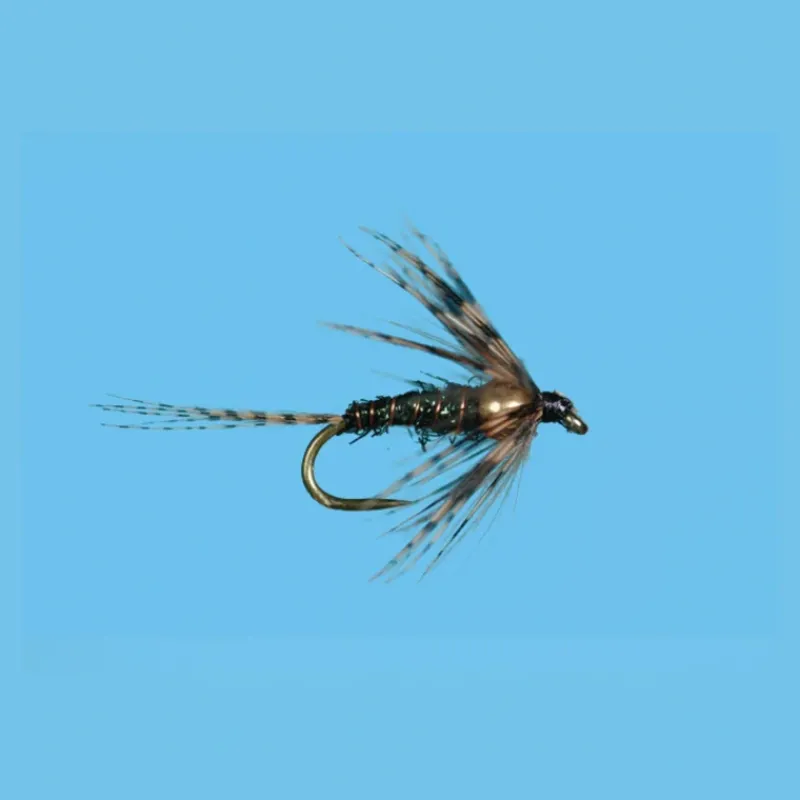 Fly Fishing^ Black Beaded Soft Hackle - Your Premium Fishing Gear Store Rods Lines Baits Accessories