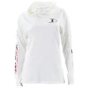 Shop All^ Blackfish CoolCharge UPF Switft Sun Hoodie - USA White Size XL - Your Premium Fishing Gear Store Rods Lines Baits Accessories