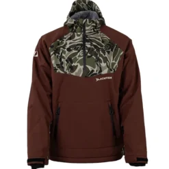 Shop All^ Blackfish Gale Softshell Pullover - Brown/Prym1 OS Woods - M - Your Premium Fishing Gear Store Rods Lines Baits Accessories
